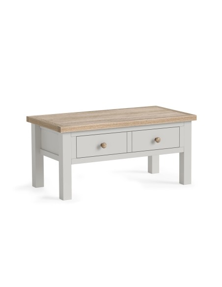 Turnberry Coffee Table With Drawer - Grey