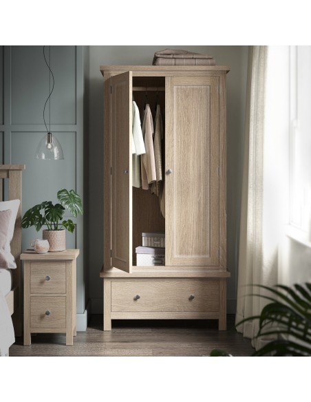 Turnberry Gents Wardrobe - Oak