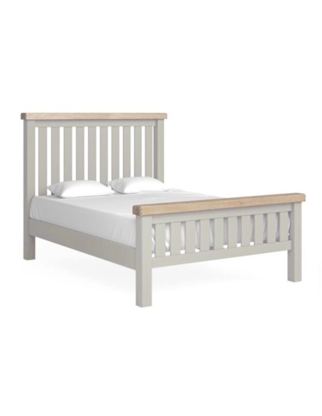 Marbury 6ft Slatted Bedframe - Light Grey