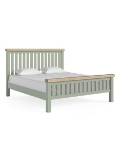 Marbury 4ft6 Slatted Bedframe - Sage