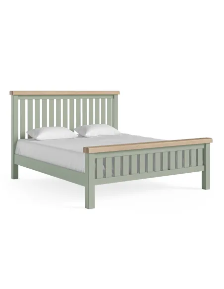 Marbury 4ft6 Slatted Bedframe - Sage