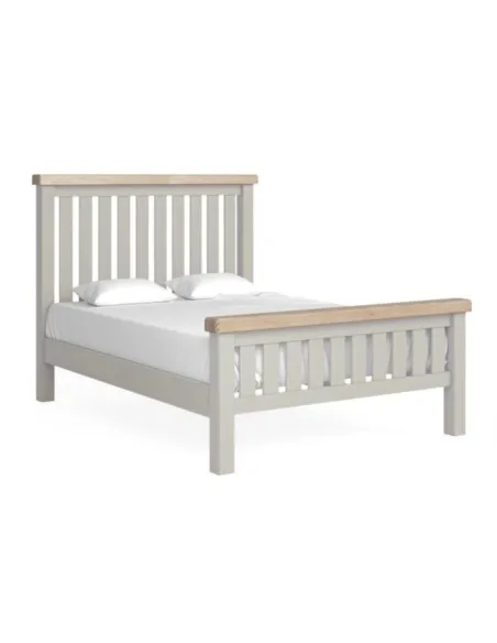 Marbury 4ft6 Slatted Bedframe - Light Grey