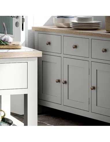Turnberry Large Sideboard - Grey