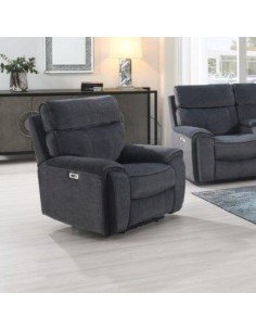 Avenue Electric Recliner Armchair - Grey