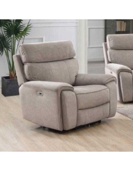 Avenue Electric Recliner Armchair - Beige