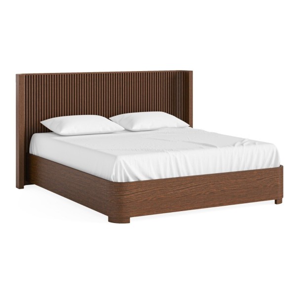 Boardwalk 4ft6 Bedframe - Brown Oak