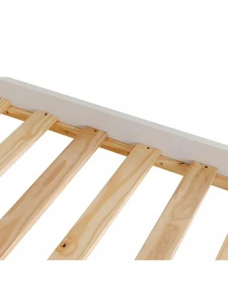 Monaco 4FT Low End Bedframe - White