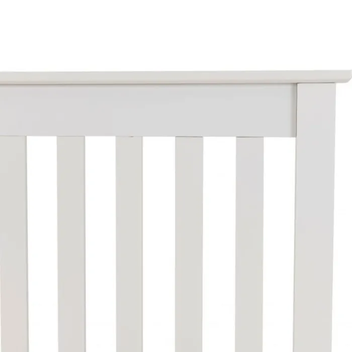 Monaco 4FT Low End Bedframe - White