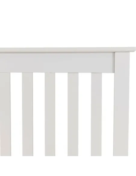 Monaco 4FT Low End Bedframe - White