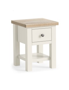 Turnberry Lamp Table With Shelf - Coconut