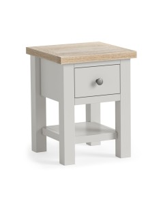 Turnberry Lamp Table With Shelf - Grey