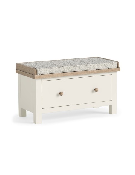 Turnberry Hallway Bench With Drawer - Coconut
