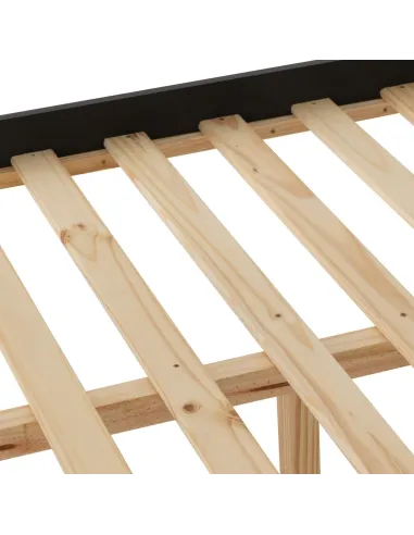 Monaco 5FT High End Bed - Grey/Oak Effect