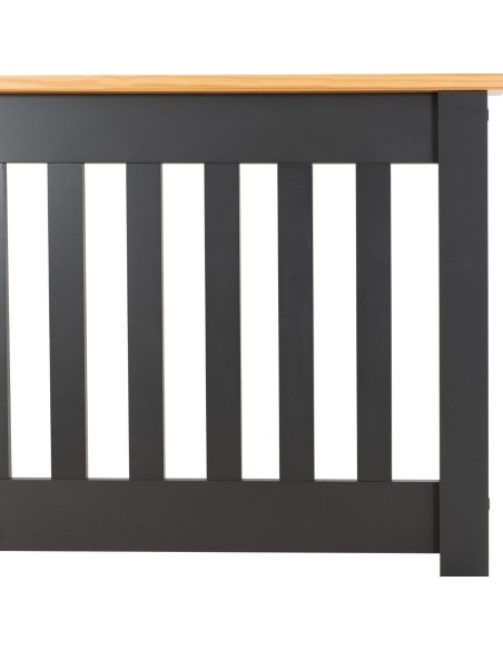 Monaco 5FT High End Bed - Grey/Oak Effect