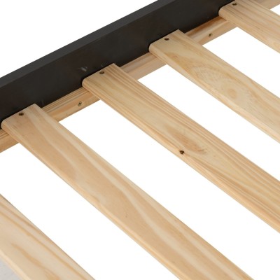 Monaco 3FT Low End Bed - Grey/Oak Effect