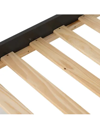 Monaco 3FT Low End Bed - Grey/Oak Effect