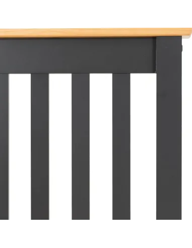 Monaco 3FT Low End Bed - Grey/Oak Effect