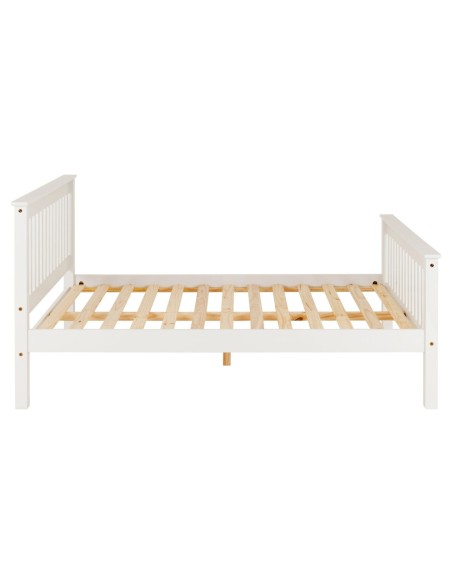 Monaco 5FT High End Bed - White