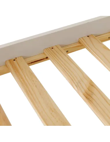 Monaco 5FT High End Bed - White