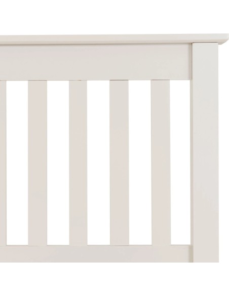 Monaco 4FT6 High End Bed - White