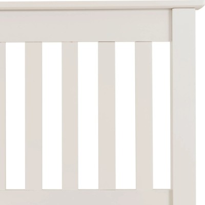 Monaco 4FT High End Bed - White