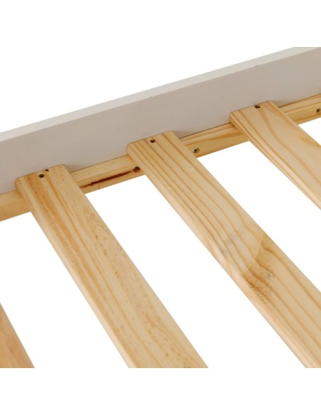 Monaco 4FT High End Bed - White