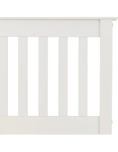 Monaco 3FT Low End Bedframe - White 2