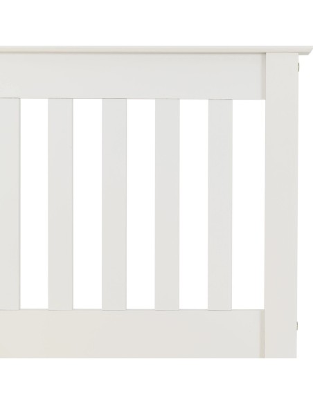 Monaco 3FT Low End Bedframe - White