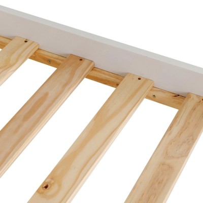 Monaco 3FT Low End Bedframe - White