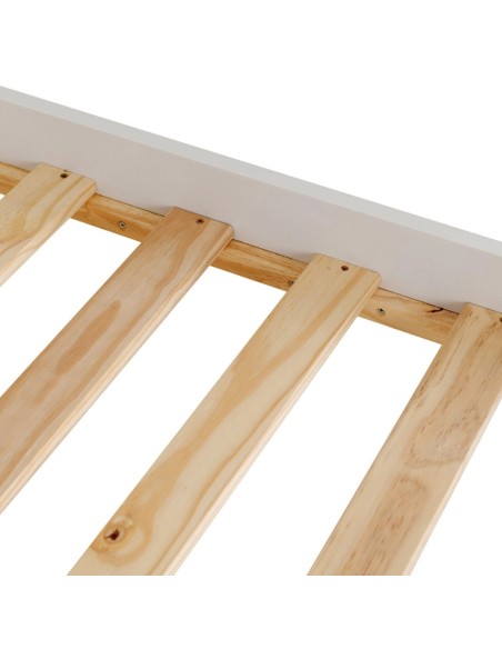 Monaco 3FT Low End Bedframe - White