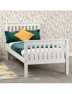 Monaco 3FT White High End Bedframe | Murphy Furniture