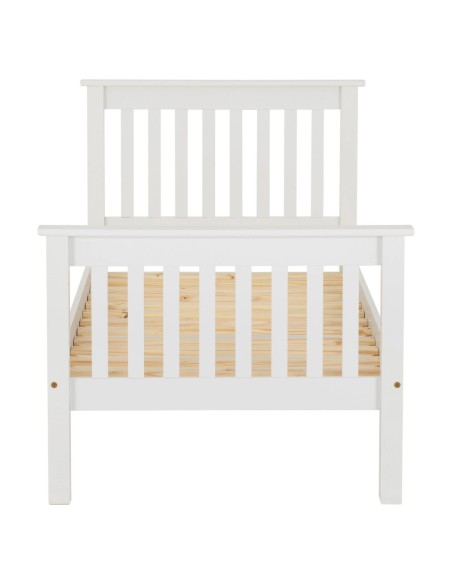 Monaco 3FT White High End Bedframe | Murphy Furniture