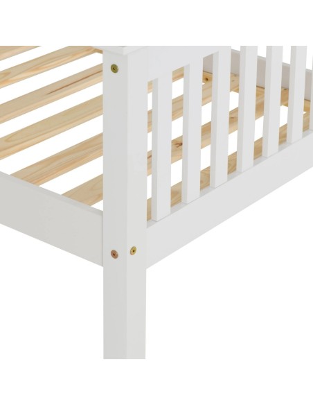 Monaco 3FT White High End Bedframe | Murphy Furniture