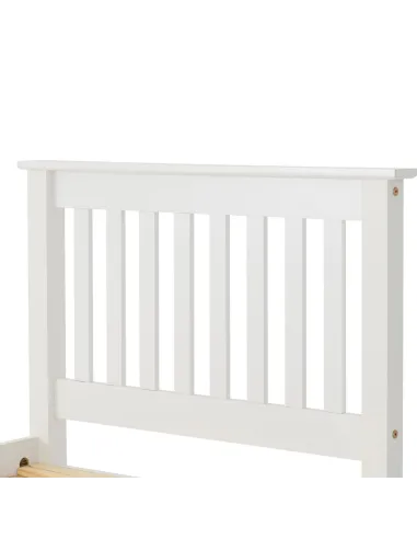 Monaco 3FT White High End Bedframe | Murphy Furniture