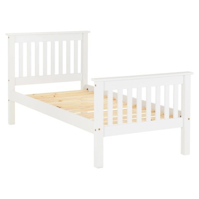 Monaco 3FT White High End Bedframe | Murphy Furniture