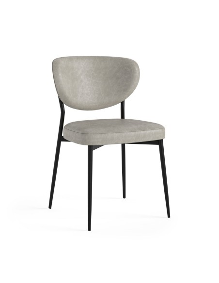 Halston Chair - Grey PU