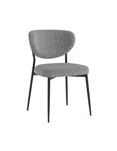 Halston Chair - Grey Boucle