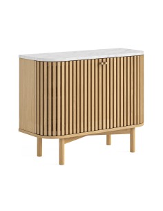 Boardwalk Natural Small Sideboard - Marble Top