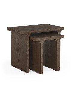 Haiden Rectangular Nest of Tables - Dark Oak