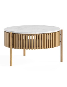 Boardwalk Natural Story Coffee Table - Marble Top