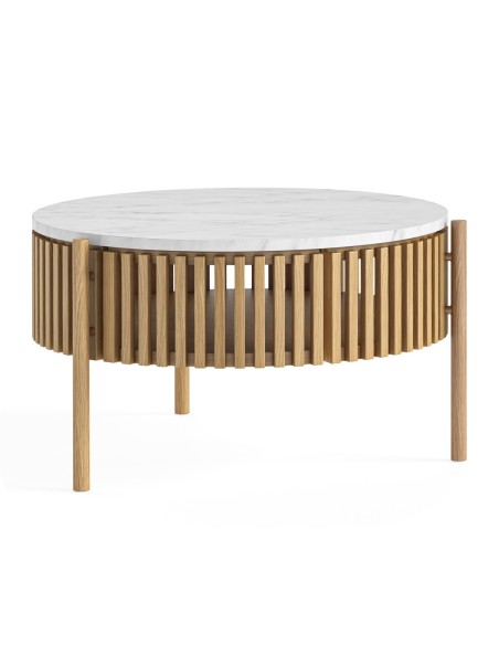 Boardwalk Natural Story Coffee Table - Marble Top