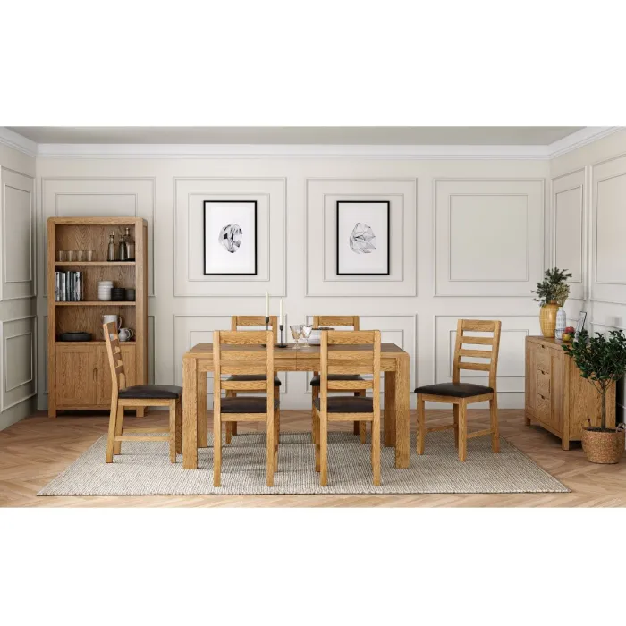 Farrow 1500 - 2000 mm Small Extending Dining Table - Oak