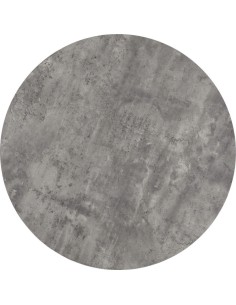 Athens Round Table Dining Table - Concrete Effect 2