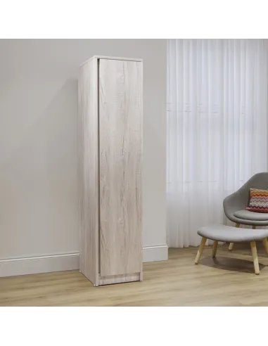 Malvern 1 Door Wardrobe - Urban Snow