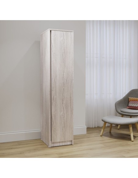 Malvern 1 Door Wardrobe - Urban Snow