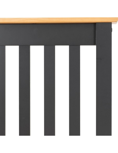 Monaco 4ft6 Low End Bed Set - Grey (Bed & Mattress)