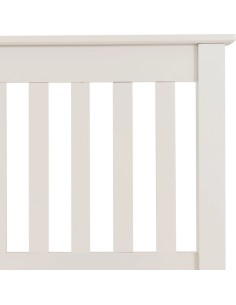 Monaco 4ft High End Bed Set - White (Bed & Mattress) 2