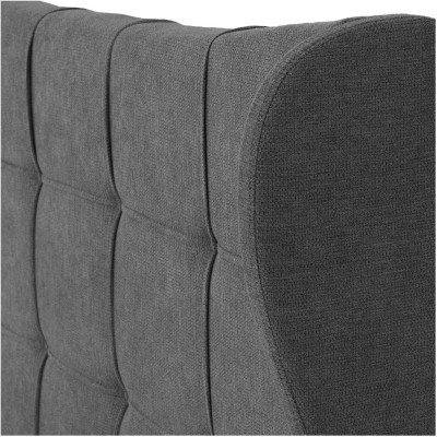 Verona 4FT6 Bed - Grey Fabric