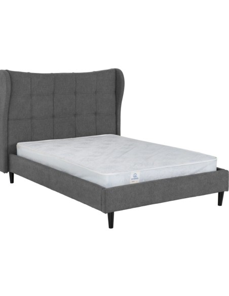 Verona 4FT6 Bed - Grey Fabric