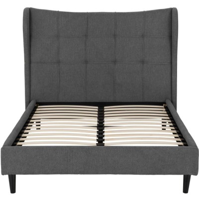 Verona 4FT6 Bed - Grey Fabric